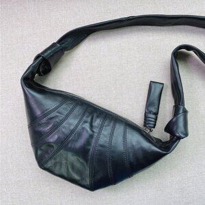 LEMAIRE Black Croissant Bag